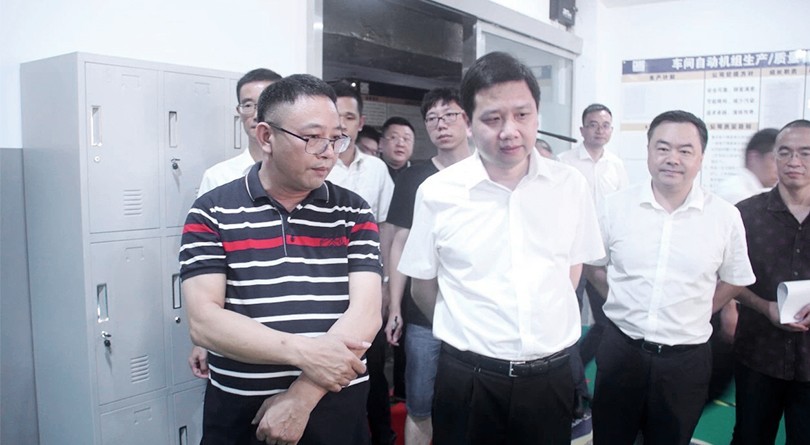 樂清市方暉市長一行到浙江創(chuàng)奇電氣有限公司調(diào)研